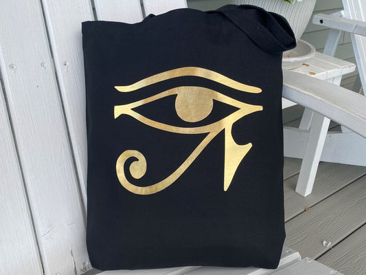 The EYE OF HORUS Canvas Tote Bag
