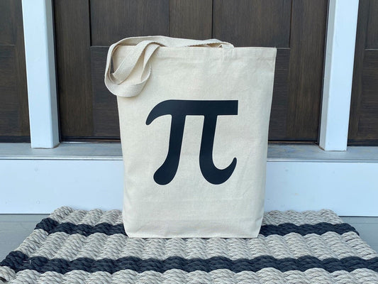 Pi Symbol Tote Bag