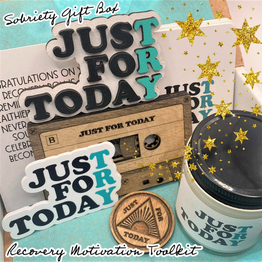 Just for Today Addiction Recovery Gift Box